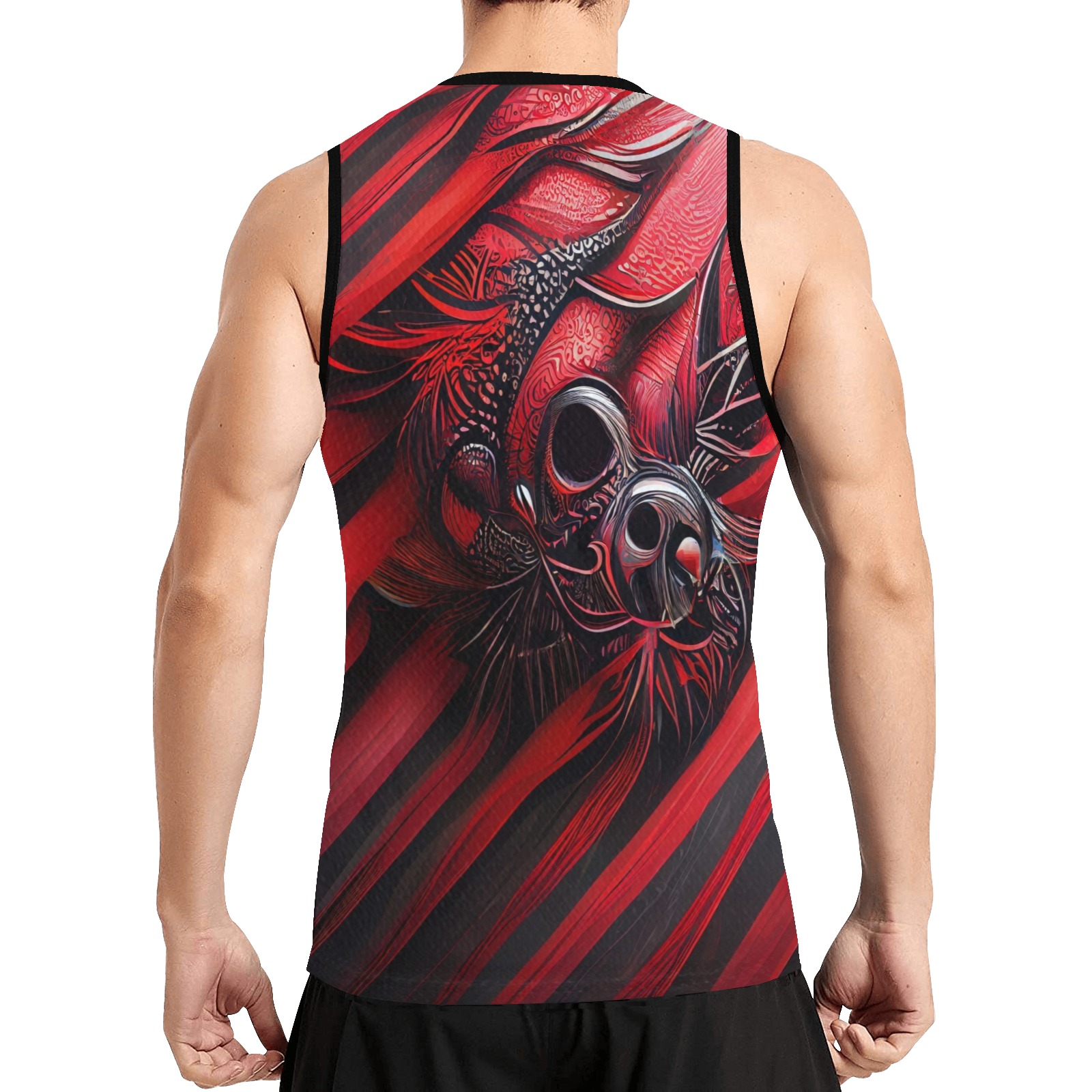 gothic #3 All Over Print Basketball Jersey