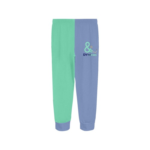 Pants mint and light blue with single logo Women's All Over Print Pajama Trousers