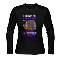 If you are not COFFEE CHOCOLATE Sunny Women's T-shirt (long-sleeve) (Model T07)