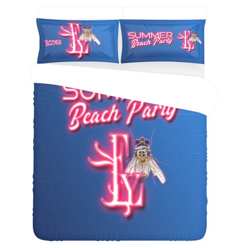 Summer Beach Party Collectable Fly 3-Piece Bedding Set