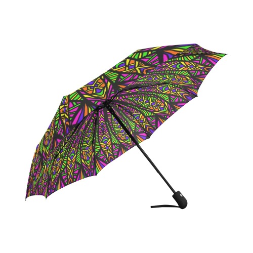 Ô Gypsy Wagon Wheel Mandala Auto-Foldable Umbrella (Model U04)