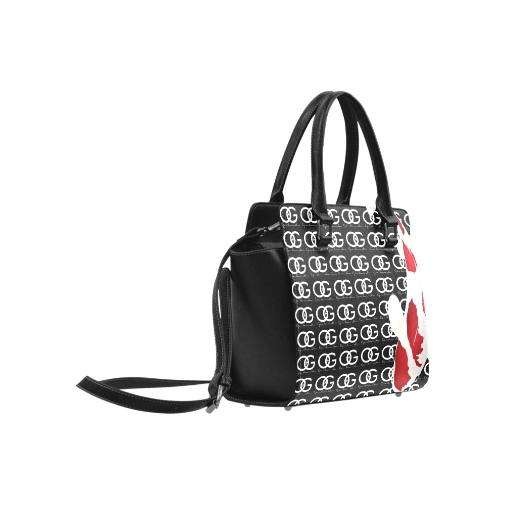 Black Ruby Hand Bag Classic Shoulder Handbag (Model 1653)