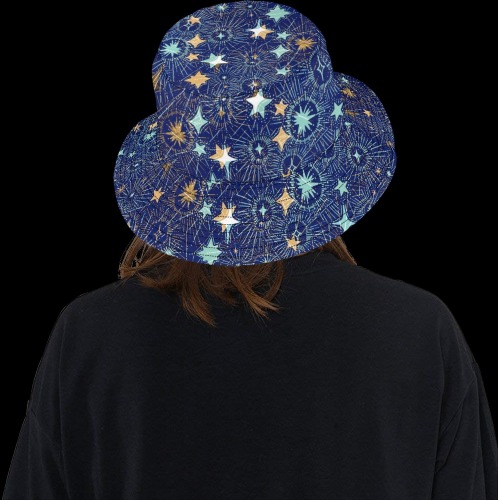 Starry dark I_low All Over Print Bucket Hat