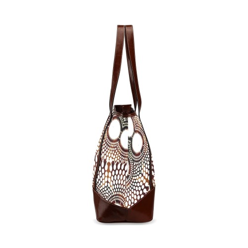 AFRICAN PRINT PATTERN 4 Tote Handbag (Model 1642)