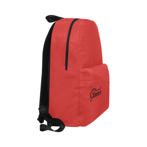 RED Unisex Classic Backpack (Model 1673)