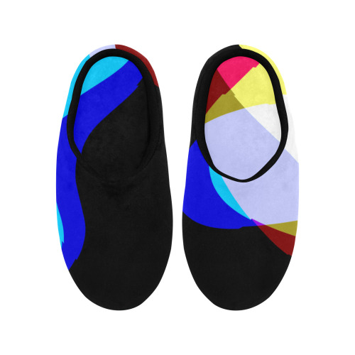Abstract 2322 Women's Non-Slip Cotton Slippers (Model 0602)