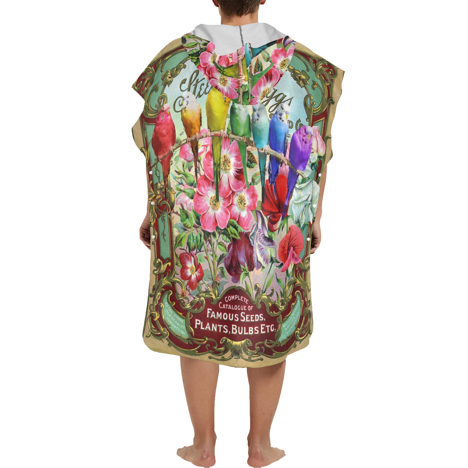 Famous Seeds and Birds Beach Changing Robe (Large Size)