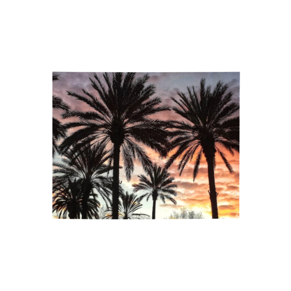 Sunrise Palms Photo Panel for Tabletop Display 8"x6"