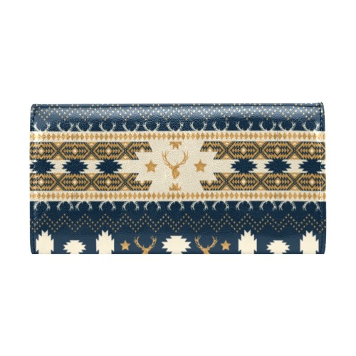 Pattern Nomad deer 98 Women's Flap Wallet (Model 1707)