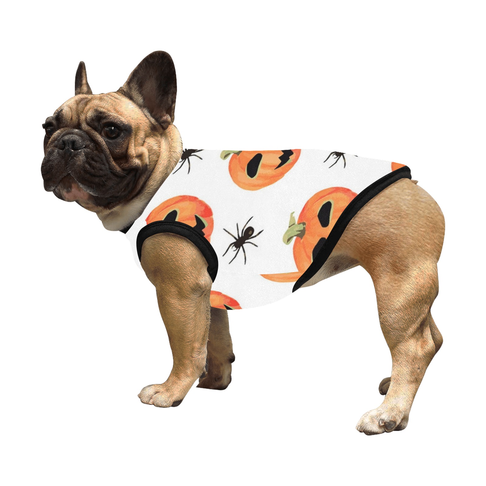 Pumpkins and Spiders All Over Print Pet Tank Top