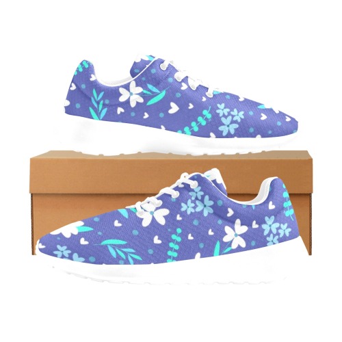 Ditsy Flowers Women's Athletic Shoes (Model 0200)