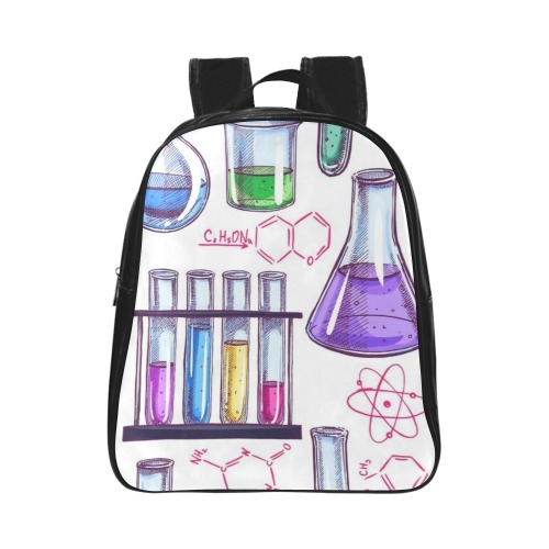 Chemistry Class School Backpack (Model 1601)(Small)