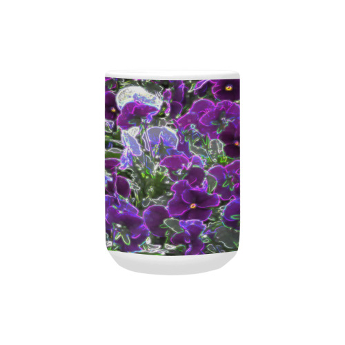 Field Of Purple Flowers 8420 Custom Ceramic Mug (15OZ)