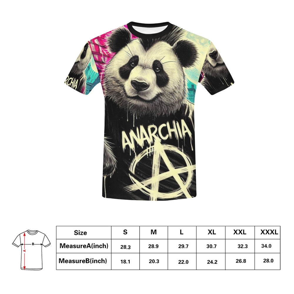 Anarchia d'Italia 2 All Over Print T-Shirt for Men (USA Size) (Model T40)