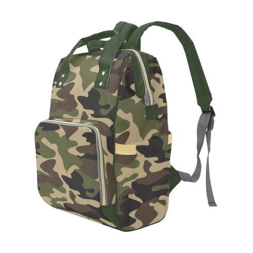 Camouflage Multifunctional Diaper Backpack Multi-Function Diaper Backpack/Diaper Bag (Model 1688)