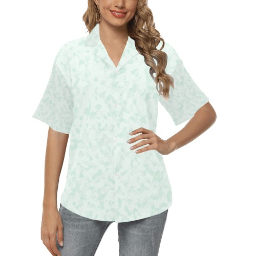 ENAMELLED DRAGON-1 All Over Print Hawaiian Shirt for Women (Model T58)
