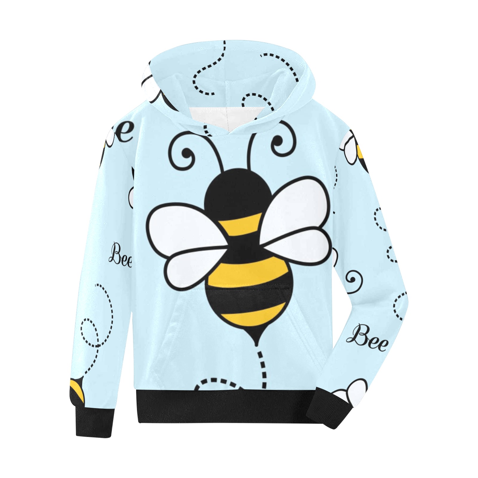 Bumble bee kidshoodie Kids' All Over Print Hoodie (Model H38)