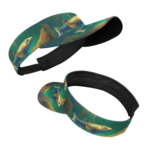 Celestial Swim All Over Print Sports Visor