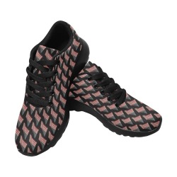 Waving American Flags Women’s Running Shoes (Model 020)