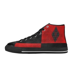 Harleyreddiamond Women's Classic High Top Canvas Shoes (Model 017)