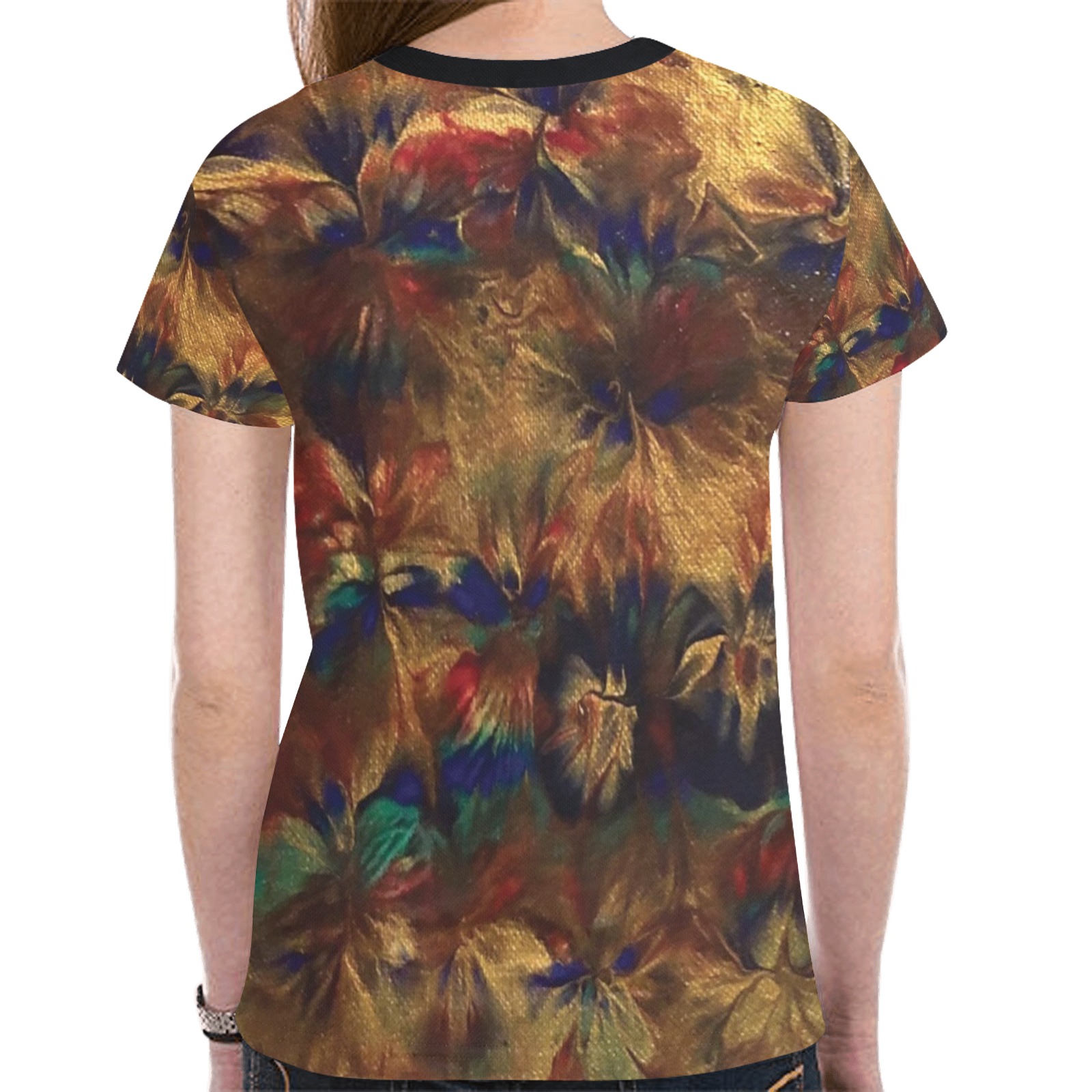 Fireflies(2)1 New All Over Print T-shirt for Women (Model T45)
