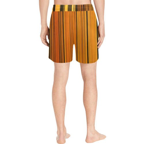 Butterfly Colors Men's Mid-Length Swim Shorts (Model L39)