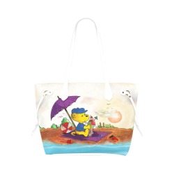 Ferald's Ice Cream Beach Delight Clover Canvas Tote Bag (Model 1661)