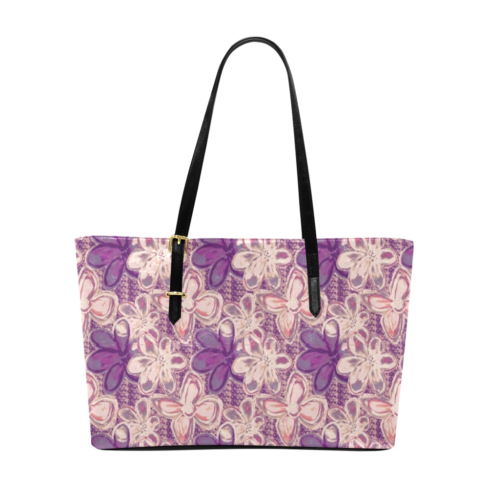 Fashionable floral pattern Euramerican Tote Bag/Large (Model 1656)