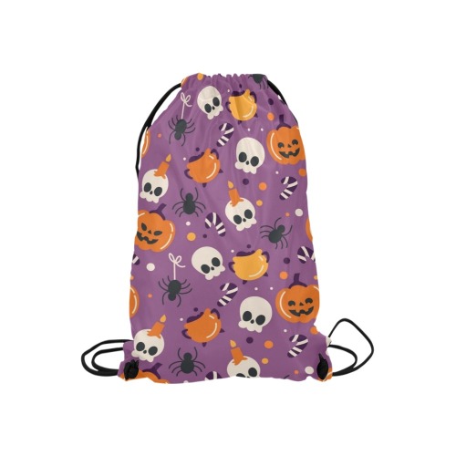Trick or Treat Bag - Purple Small Drawstring Bag Model 1604 (Twin Sides) 11"(W) * 17.7"(H)