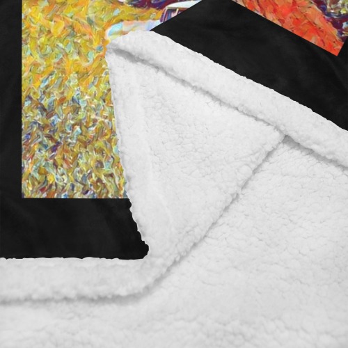 84885 Double Layer Short Plush Blanket 50"x60"