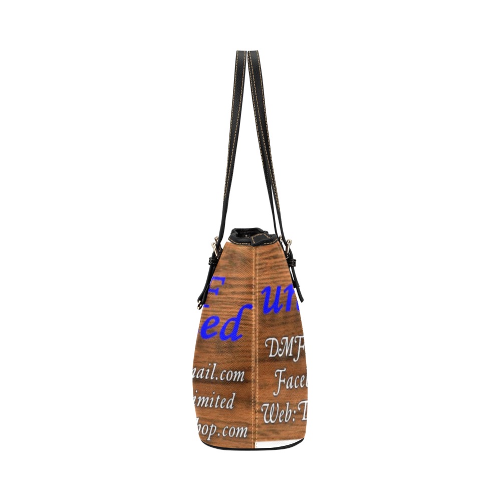 DMFunlimited Leather Tote Bag/Large (Model 1651)
