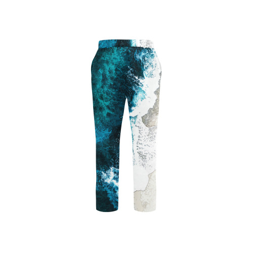 Ocean And Beach Men's All Over Print Casual Trousers (Model L68)