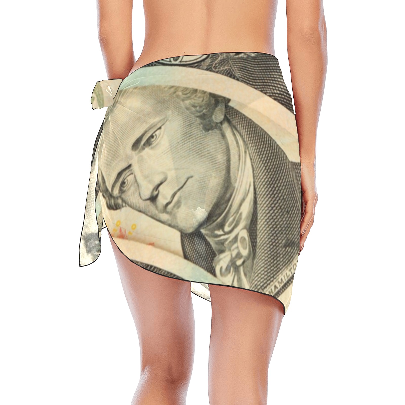 US PAPER CURRENCY Beach Sarong Wrap