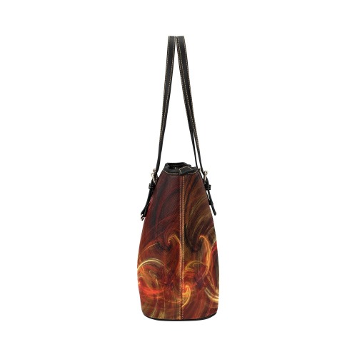 HEATWAVE Leather Tote Bag/Small (Model 1651)