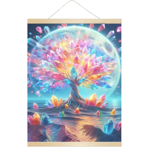 Moon Tree Hanging Poster 18"x24"