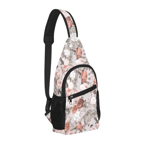 Blossom All Over Print Chest Bag (Model 1719)