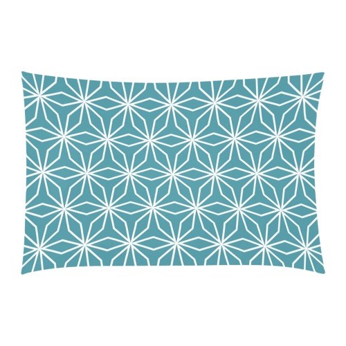Simple Geometric Abstract - Teal 3-Piece Bedding Set