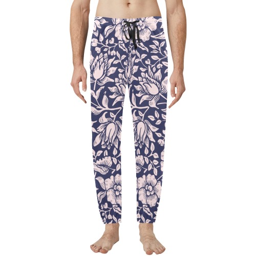 Pajama Men's Jogger Pajama Pants (Model L64)