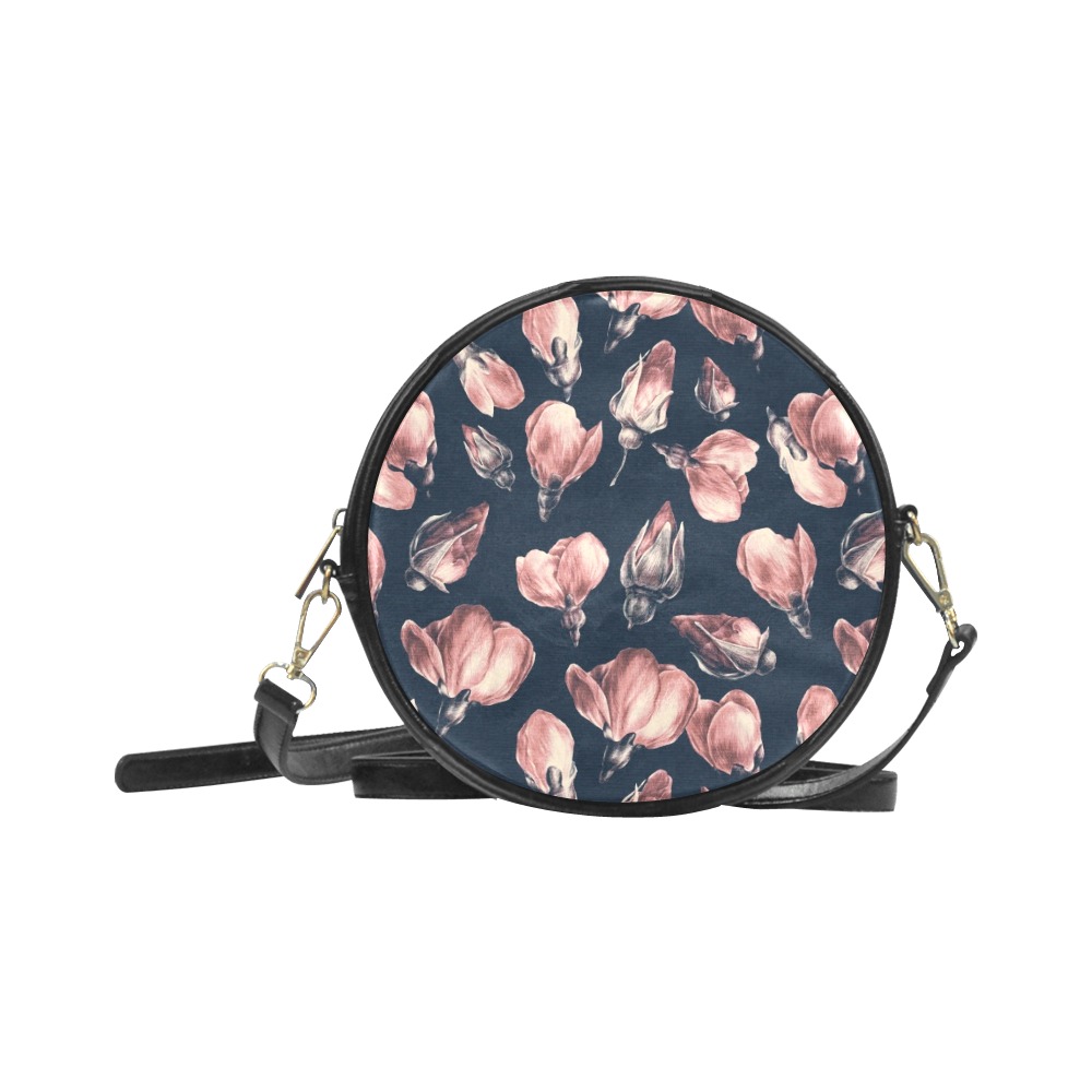 Tulips Round Sling Bag (Model 1647)