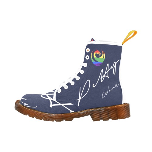 Pride logo petty script boot Martin Boots For Men Model 1203H
