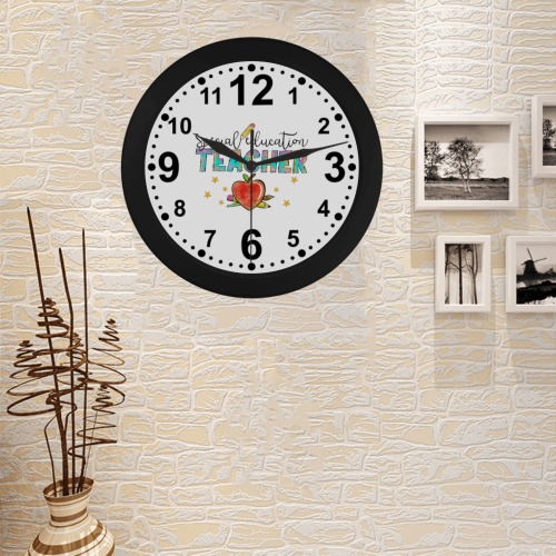 Special Education Teacher Circular Plastic Wall clock