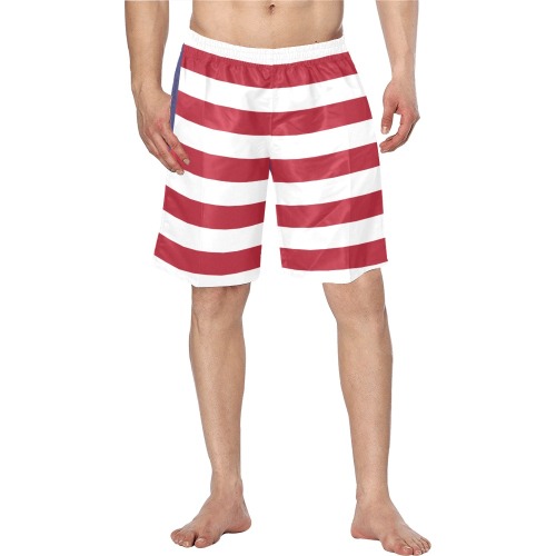 Flag_of_the_United_States.svg Men's Swim Trunk (Model L21)