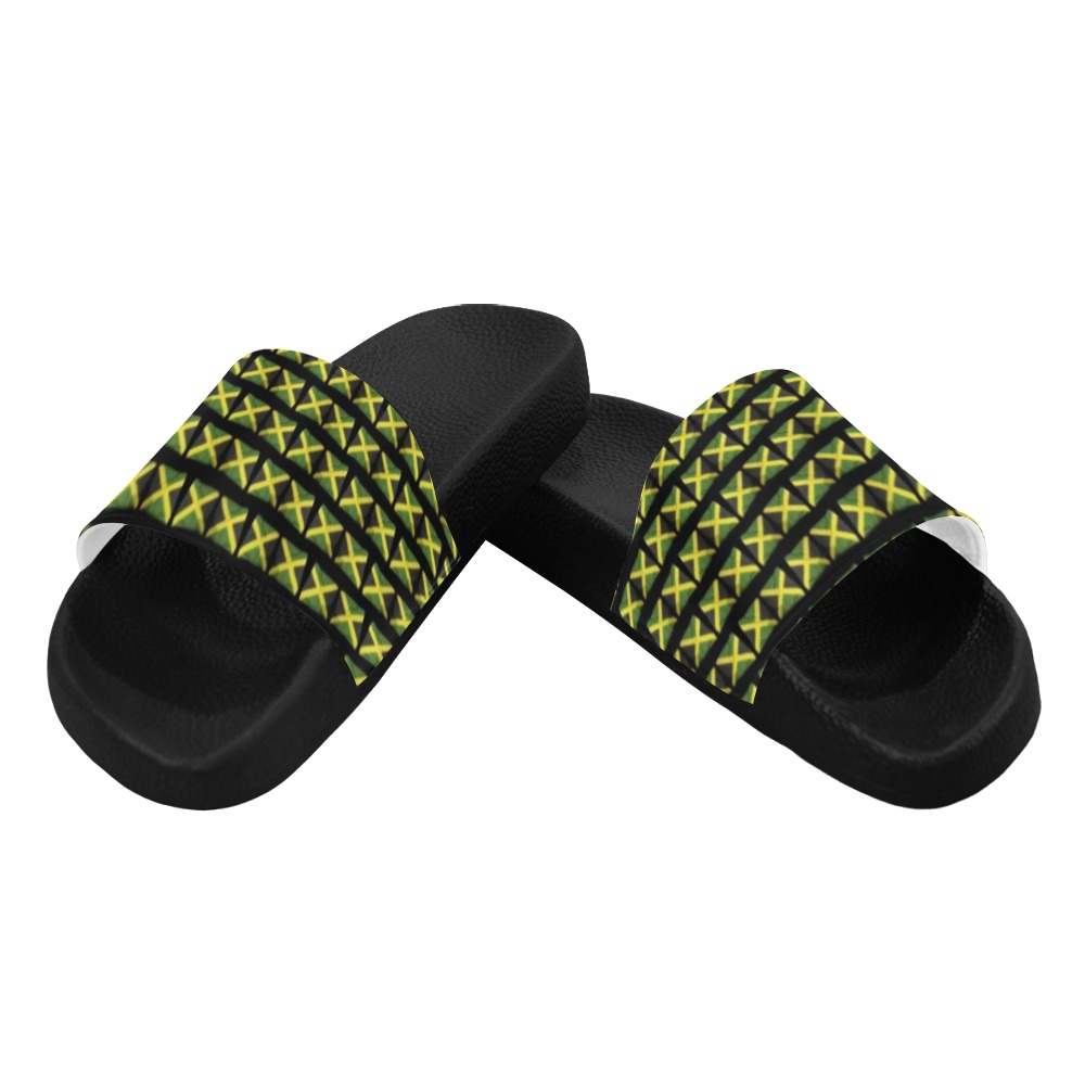 Jamaican Flags Women's Slide Sandals (Model 057)