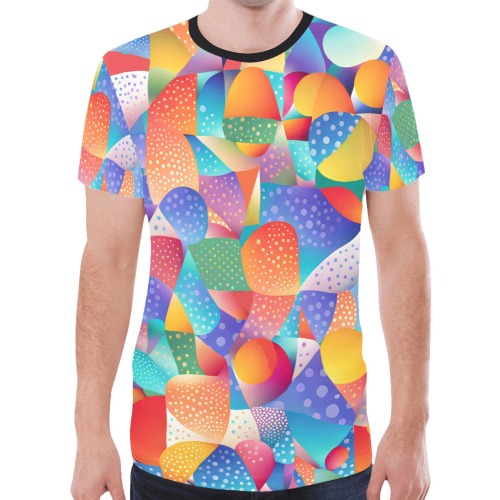 Sunset Ocean Waves New All Over Print T-shirt for Men (Model T45)