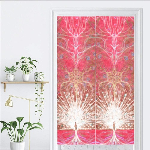 fire 4 Door Curtain Tapestry