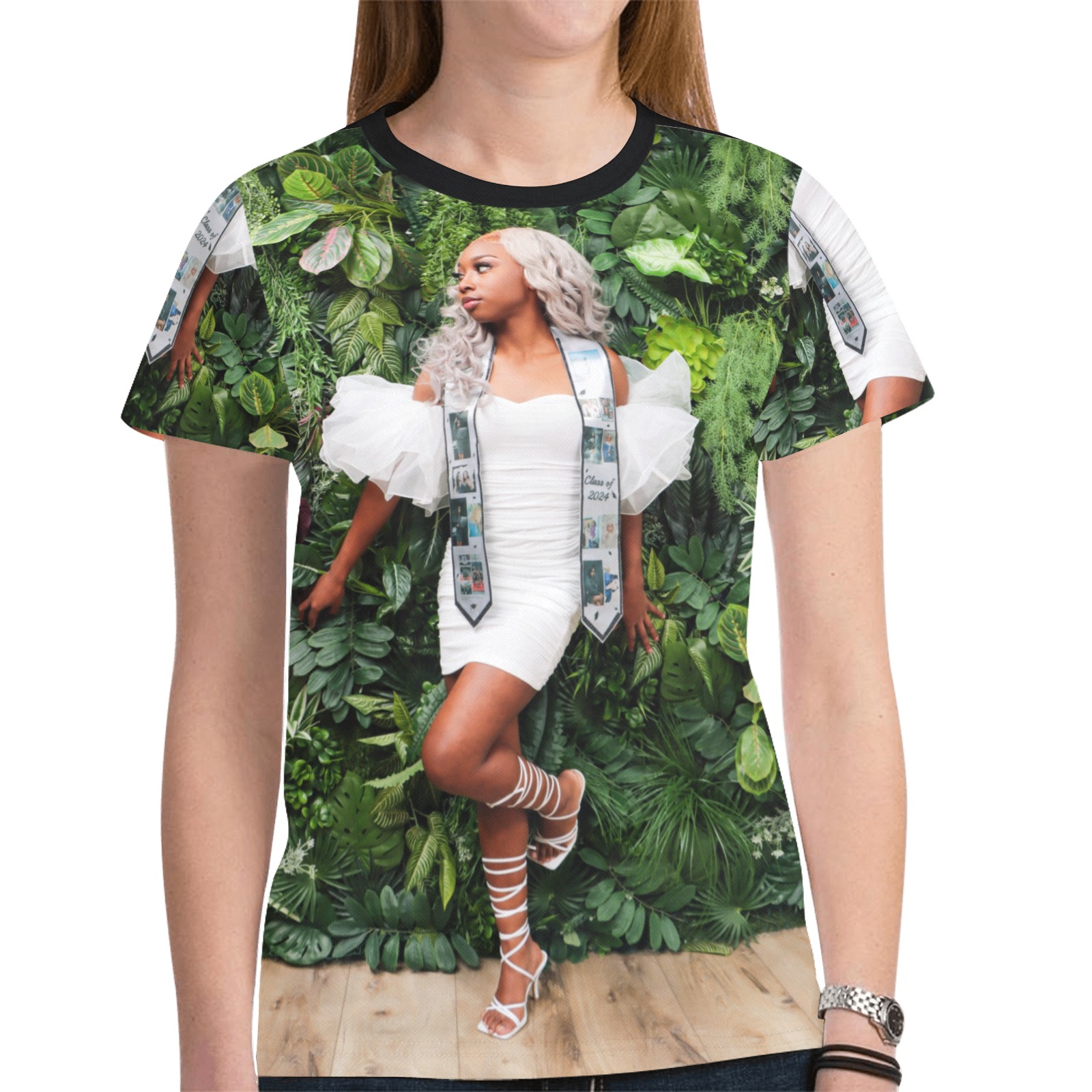 All_Over_tshirt New All Over Print T-shirt for Women (Model T45)