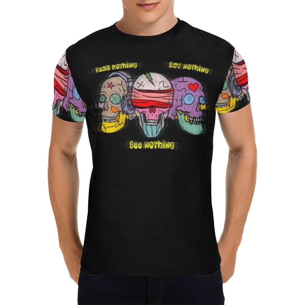 Skull 2023 by Nico Bielow All Over Print T-Shirt for Men (USA Size) (Model T40)