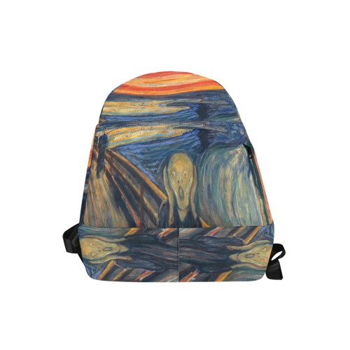 Edvard Munch-The scream Unisex Classic Backpack (Model 1673)