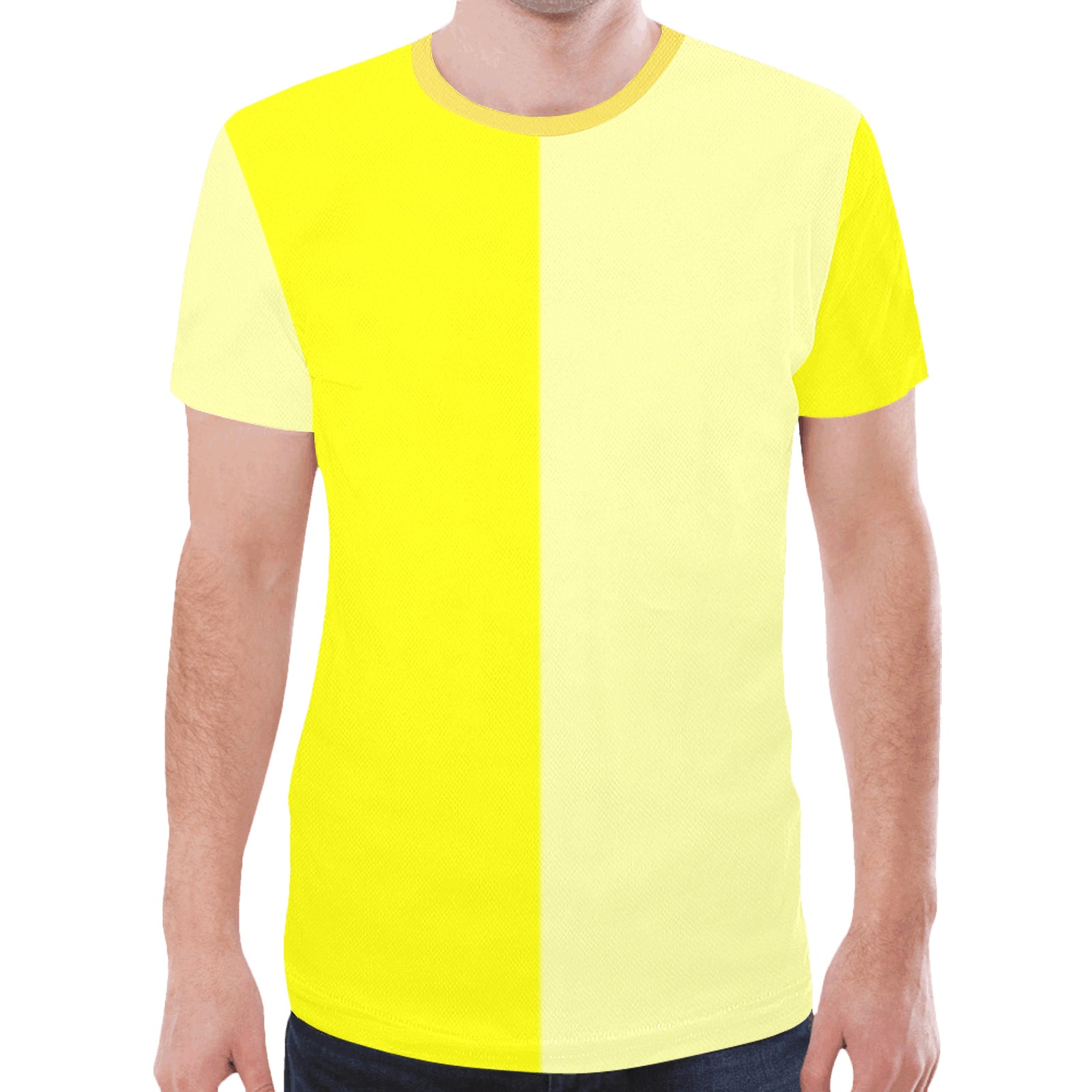 yellowhalf New All Over Print T-shirt for Men (Model T45)