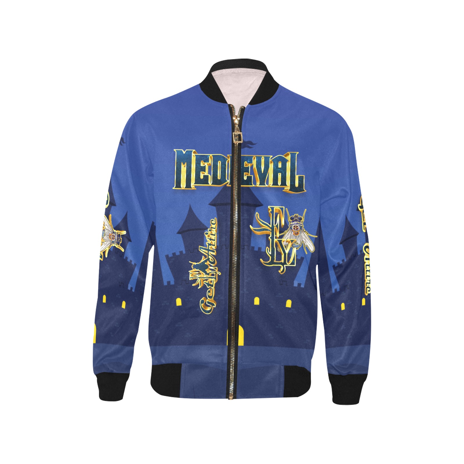 Medieval  Collectable Fly Kids' All Over Print Bomber Jacket (Model H40)